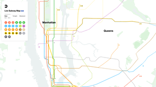 New York's MTA Map Rides Into the Future With Real-Time-ish Updates